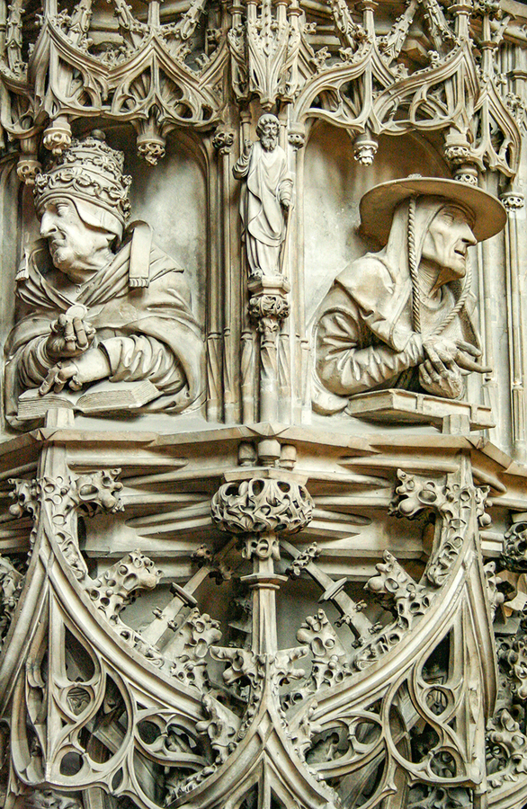 Church Carvings Budapest.